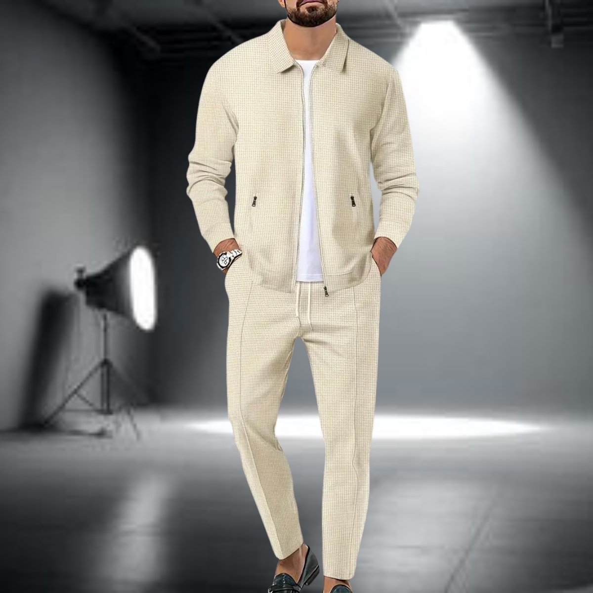 Tracksuit Set - Soft Blend Lightweight Cut & Adjustable Waist