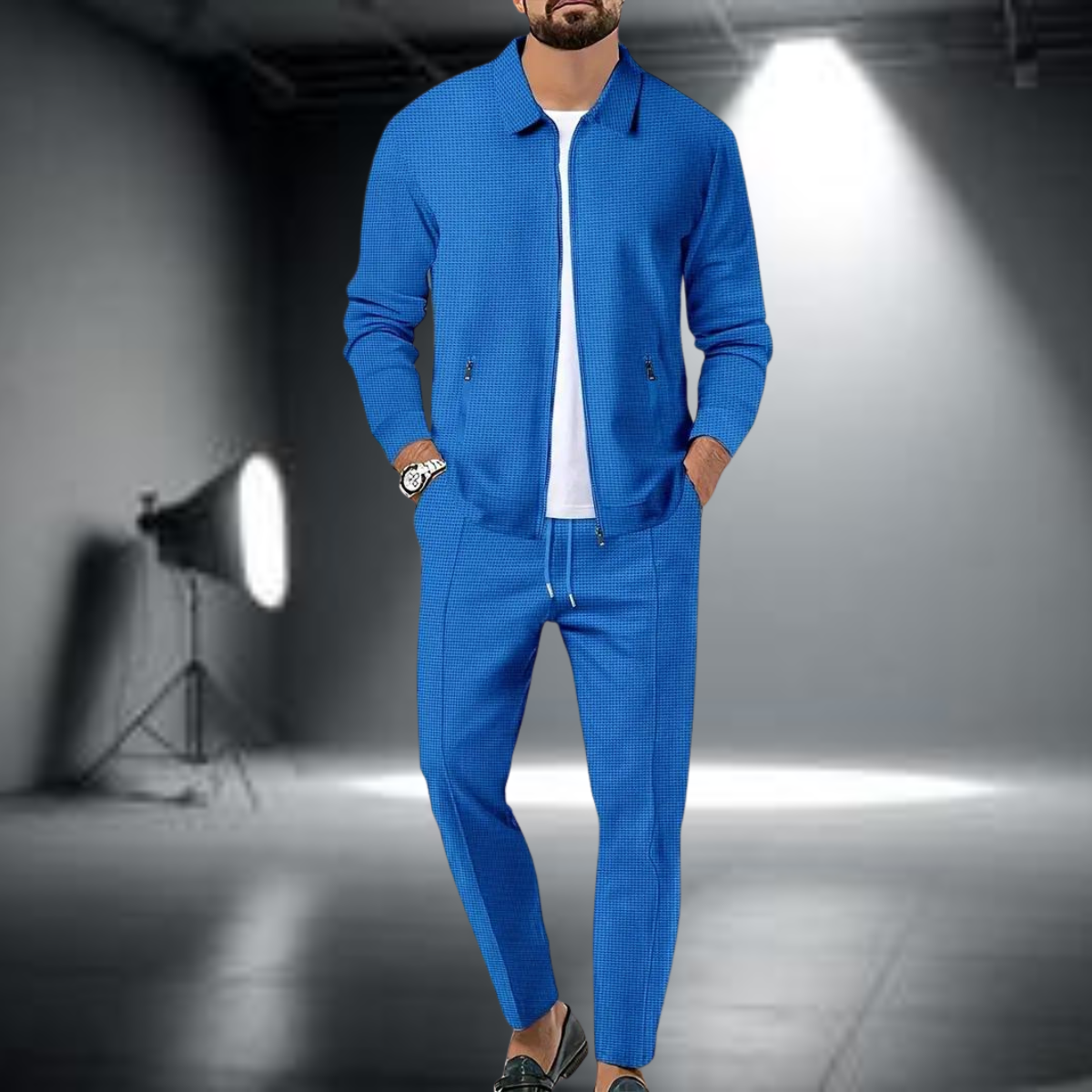 Tracksuit Set - Soft Blend Lightweight Cut & Adjustable Waist