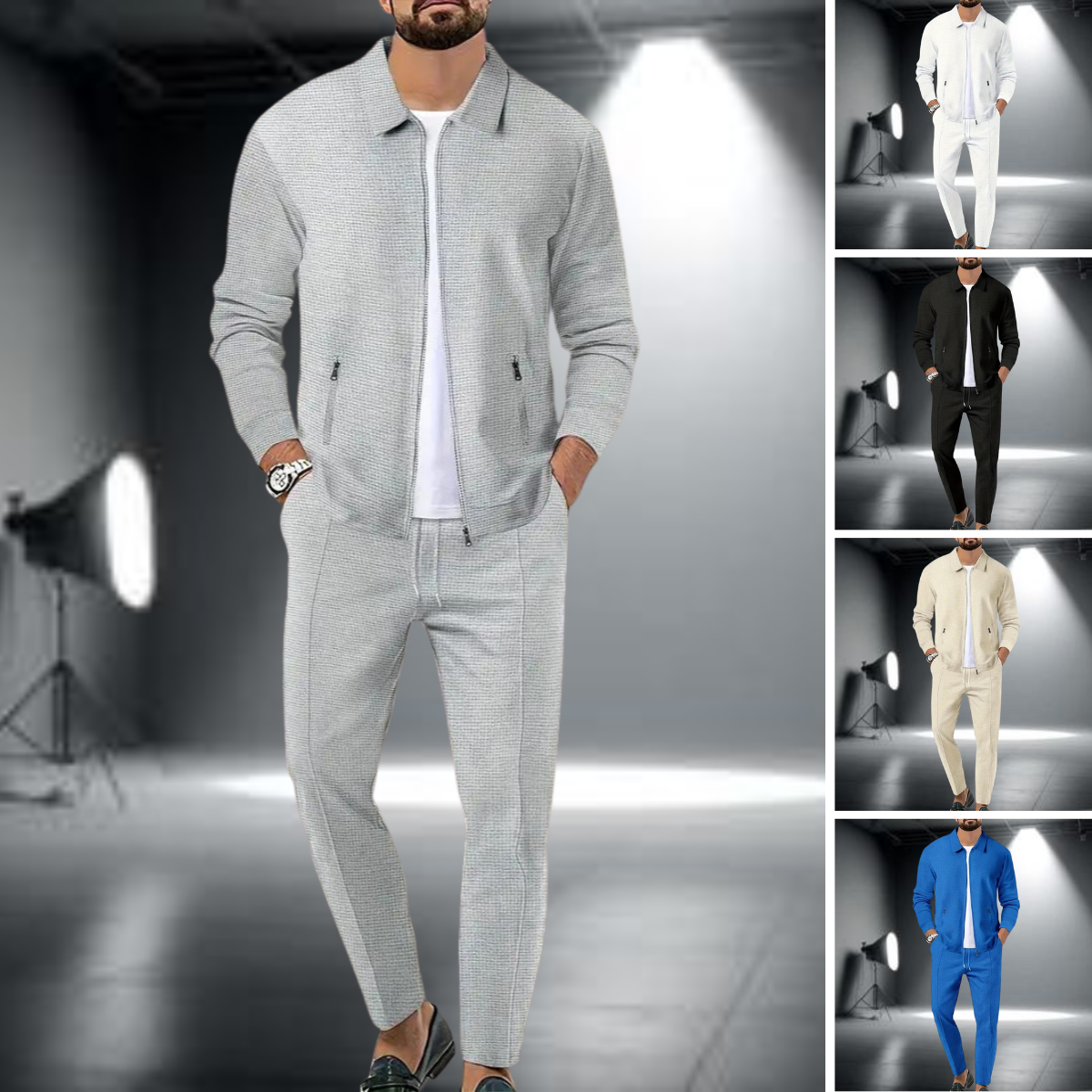 Tracksuit Set - Soft Blend Lightweight Cut & Adjustable Waist