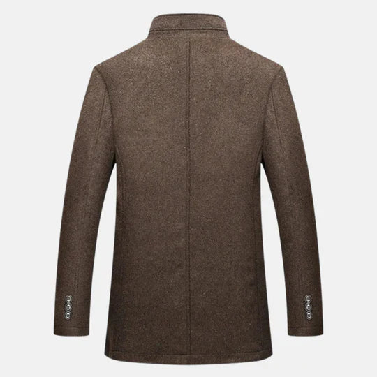 Trench Coat - Combed Blend Slim Shape & Windproof Warmth