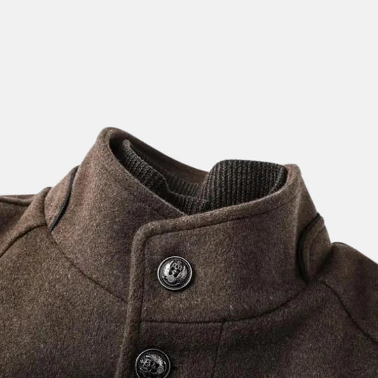 Trench Coat - Combed Blend Slim Shape & Windproof Warmth