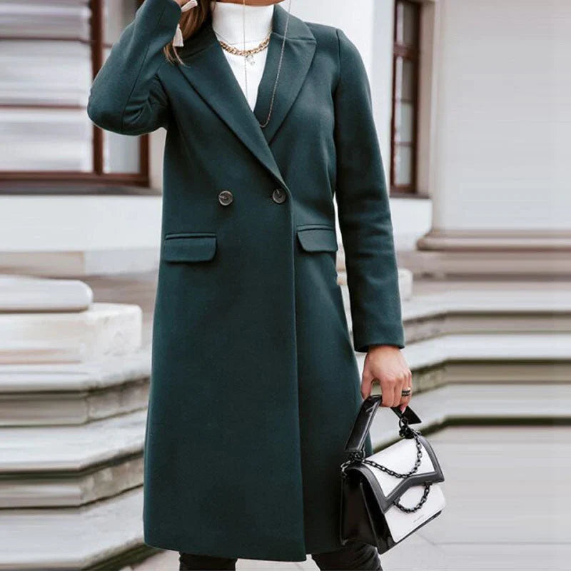 Trench Coat - Polyester Blend Long Cut & Wind Blocking