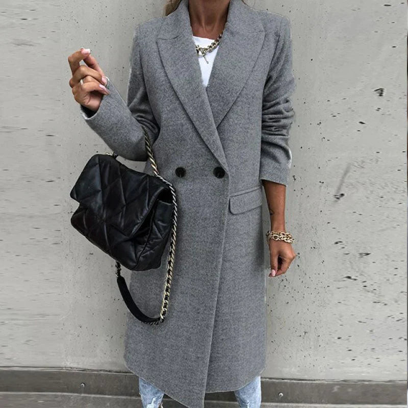Trench Coat - Polyester Blend Long Cut & Wind Blocking