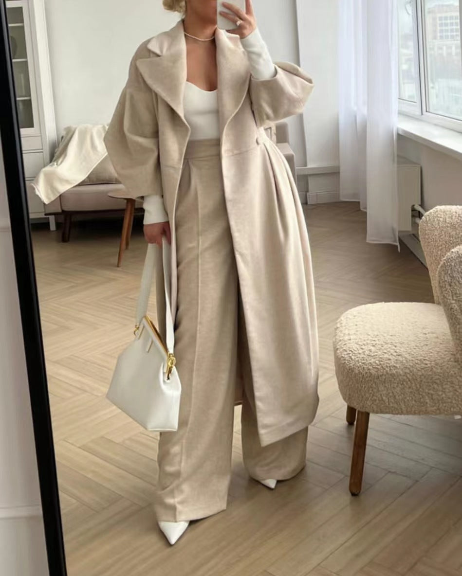 Trench Coat - Polyester Blend & Long Fit For Added Coverage