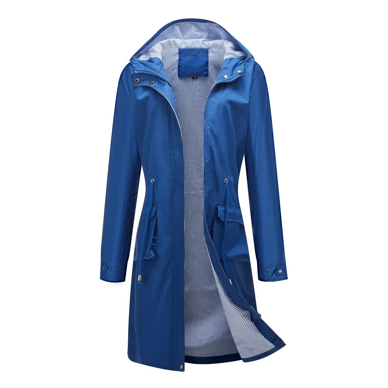 Trench Coat - Polyester Blend Tailored Shape & Water Repel