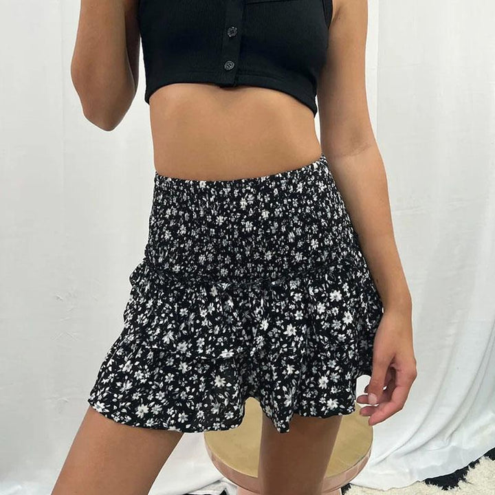 Variant image for Women's Cotton Maxi Skirt Boho Print-46