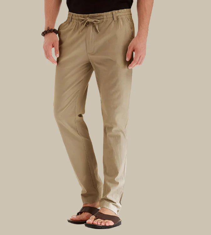 Trousers - Elastic Waistband & Flexible Comfort Fit
