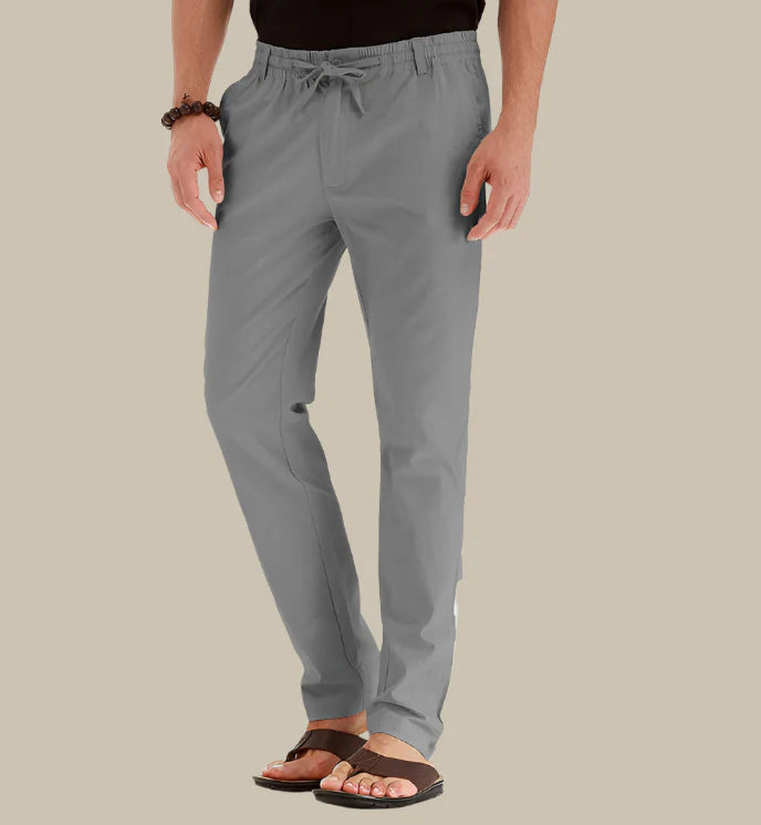 Trousers - Elastic Waistband & Flexible Comfort Fit