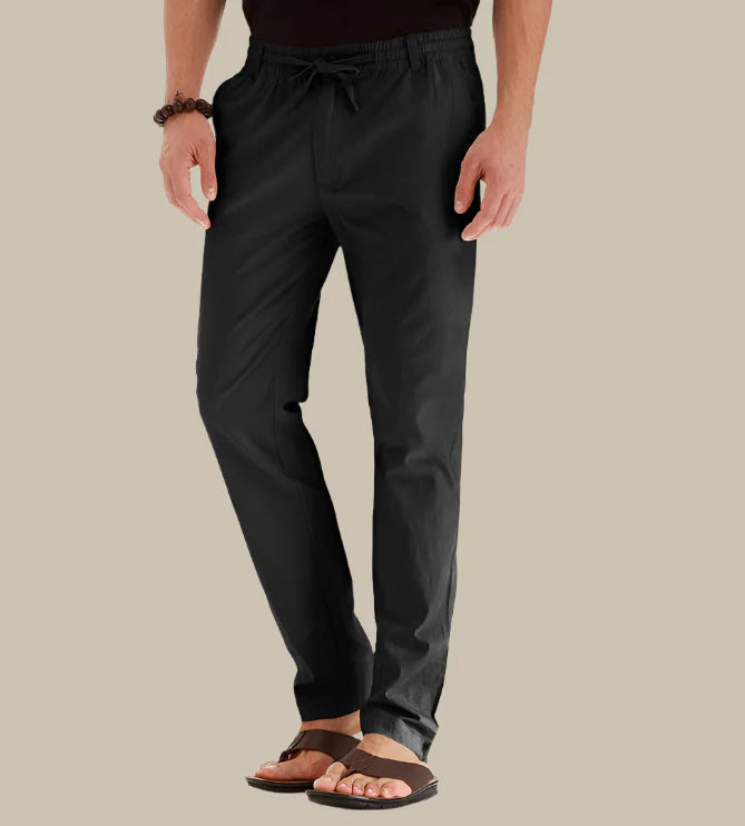 Trousers - Elastic Waistband & Flexible Comfort Fit