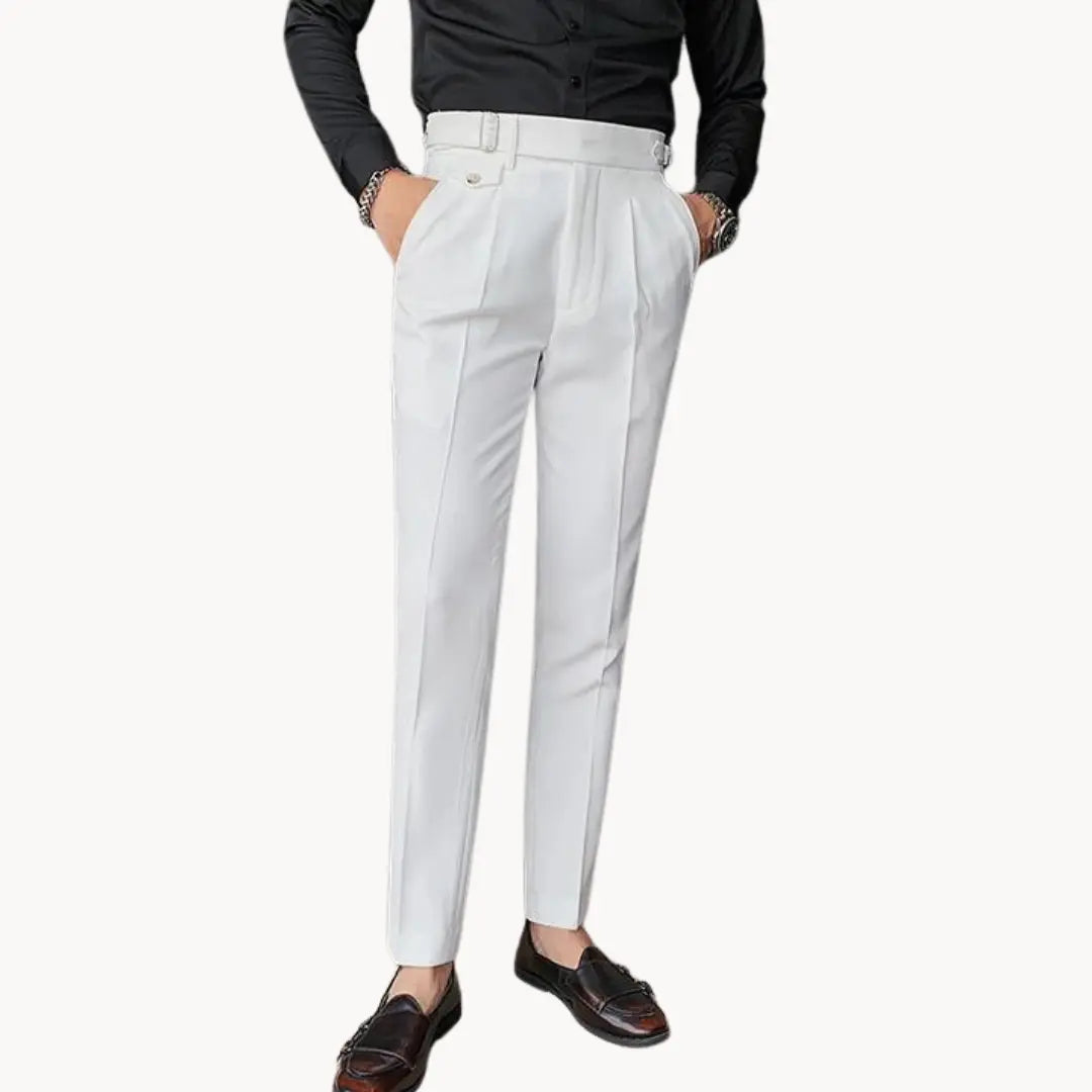 Trousers - Pleated Front & Adjustable Secure Waistband
