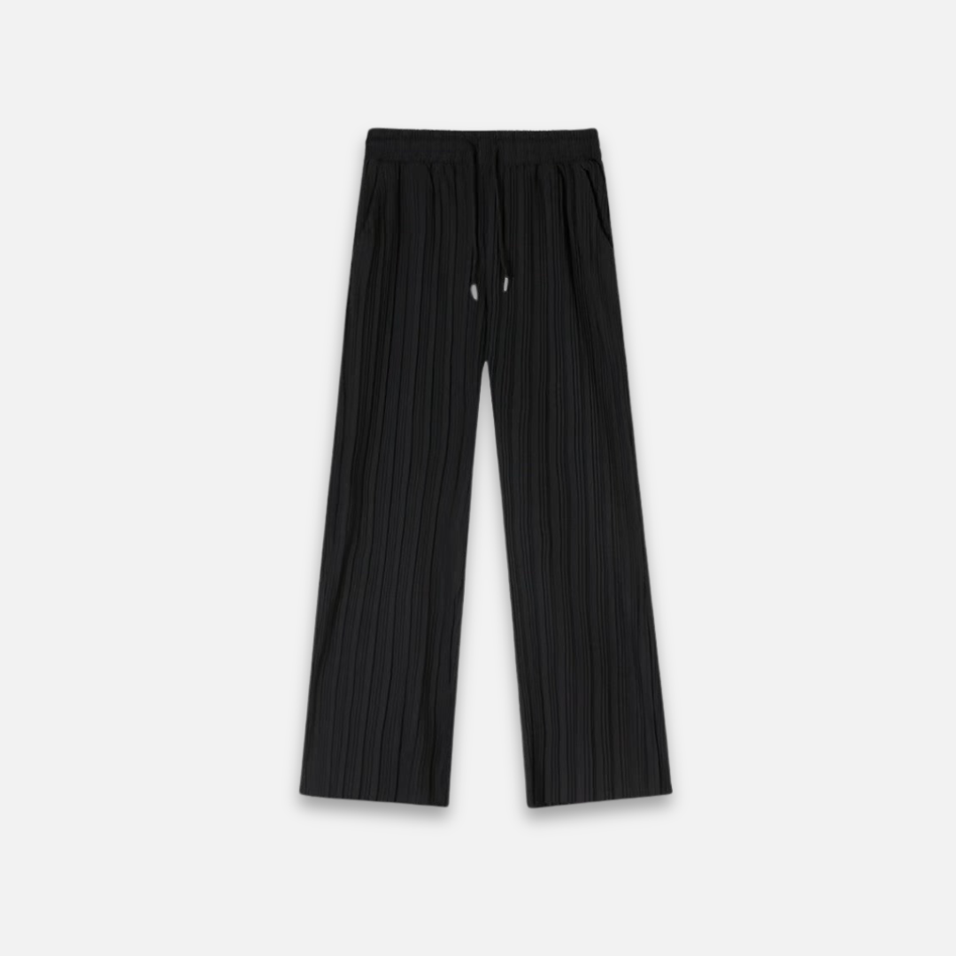 Trousers - Pleated Front & Relaxed Fit For Easy Movement