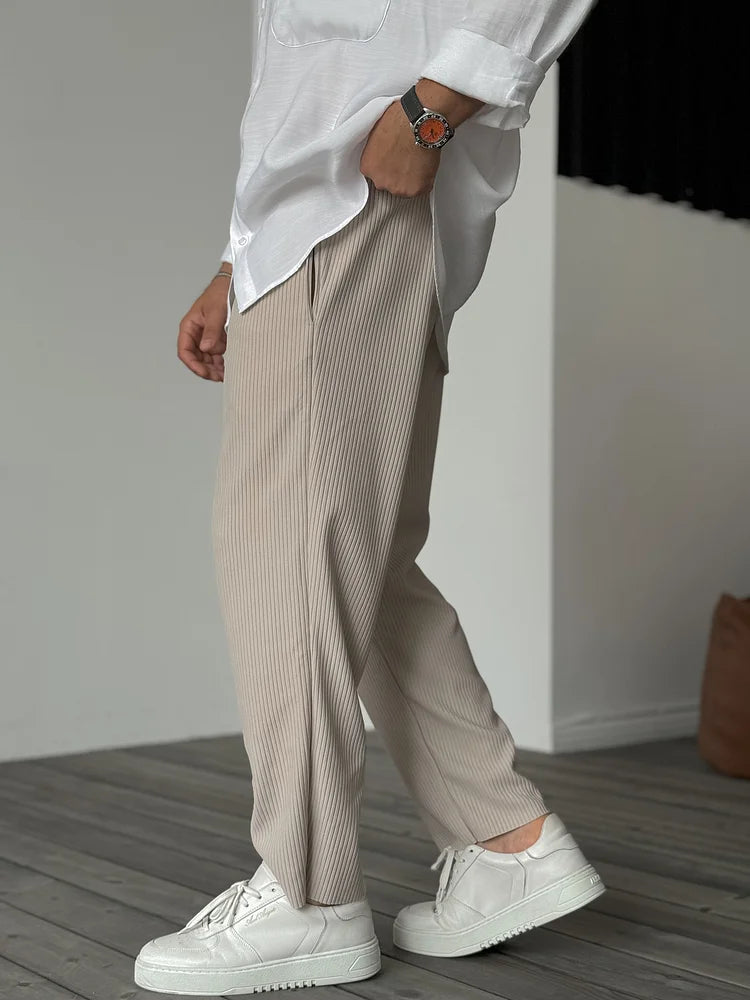 Trousers – Soft Blend Fabric & Neat Cut For Movement