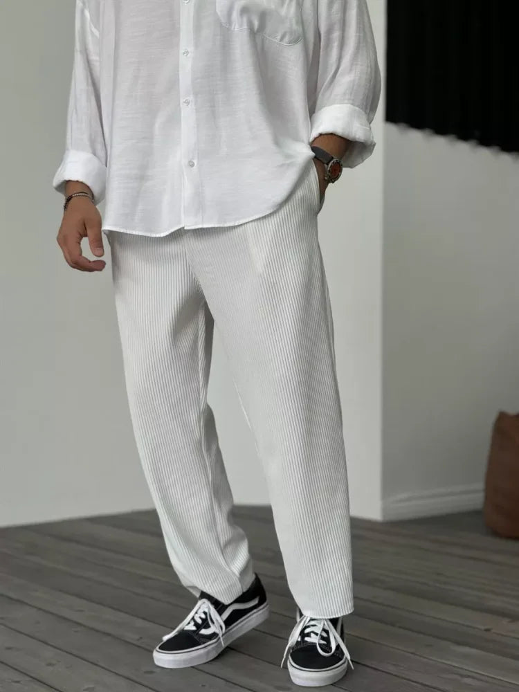 Trousers – Soft Blend Fabric & Neat Cut For Movement