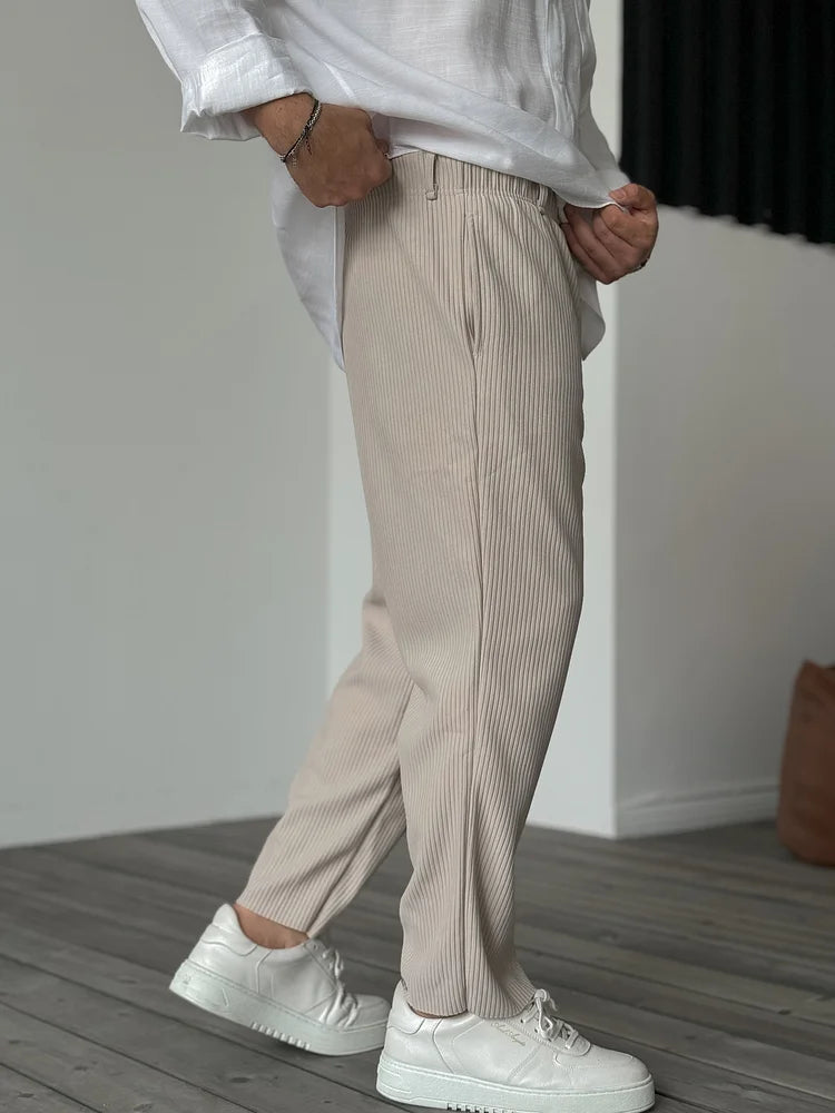 Trousers – Soft Blend Fabric & Neat Cut For Movement