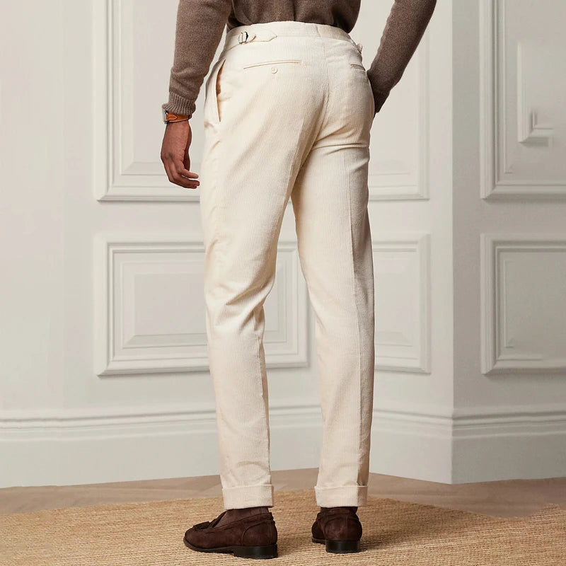 Trousers - Soft Blend Straight Cut & Comfortable Waist