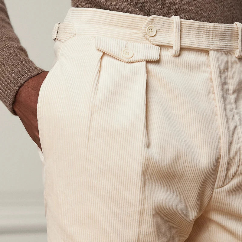 Trousers - Soft Blend Straight Cut & Comfortable Waist
