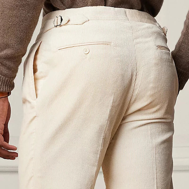 Trousers - Soft Blend Straight Cut & Comfortable Waist