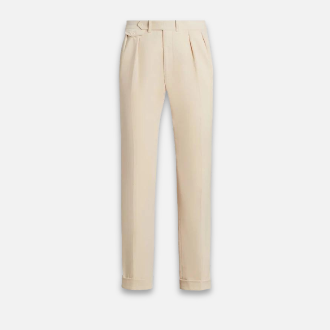 Trousers - Soft Blend Straight Cut & Comfortable Waist