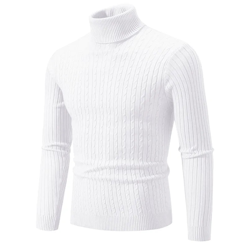 Turtleneck - Fine Knit Blend Collar And Retains Warmth