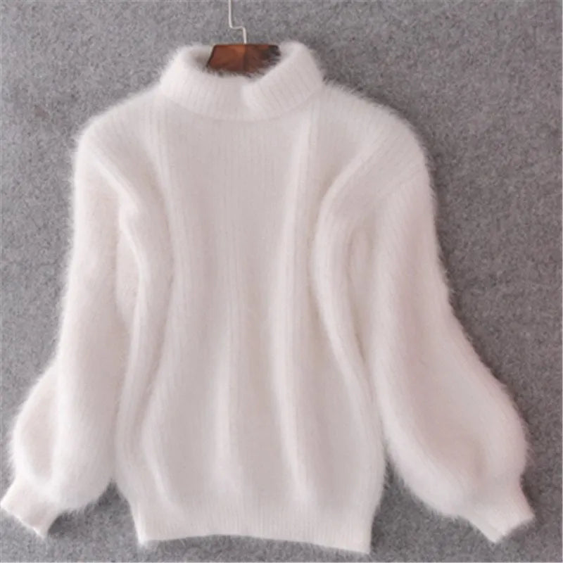 Turtleneck Sweater - Fine Knit Shape & Added Warmth