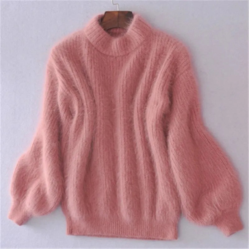 Turtleneck Sweater - Fine Knit Shape & Added Warmth