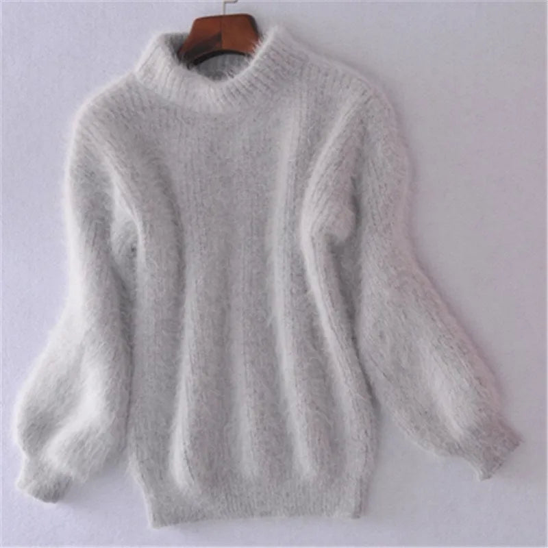 Turtleneck Sweater - Fine Knit Shape & Added Warmth