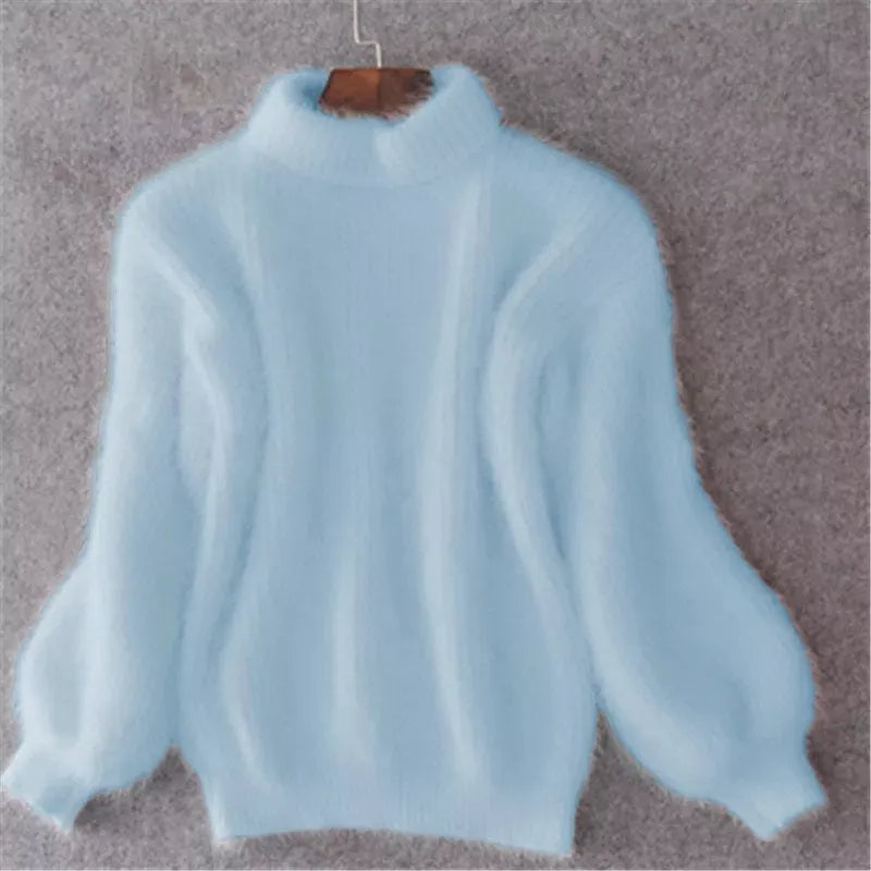 Turtleneck Sweater - Fine Knit Shape & Added Warmth