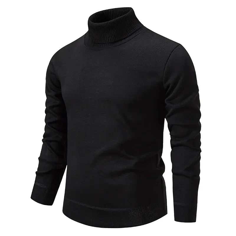 Turtleneck Sweater - High Neck & Stretch Shape Warmth
