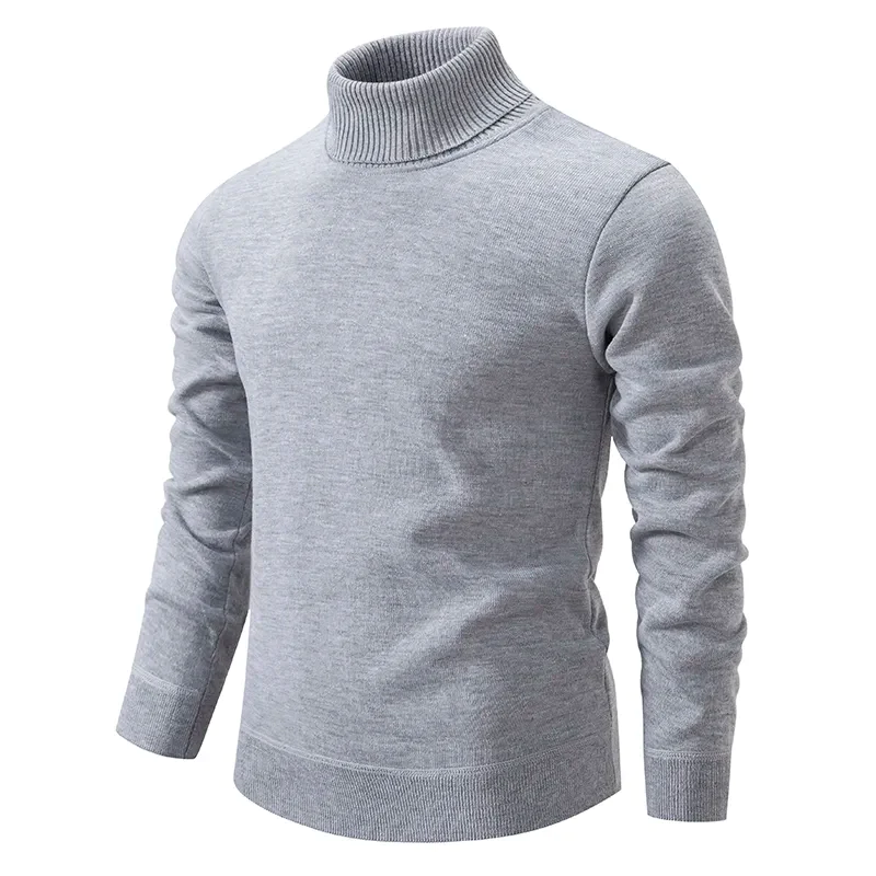 Turtleneck Sweater - High Neck & Stretch Shape Warmth