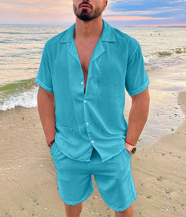Two-Piece Set - Polyester Blend Relaxed Fit And Easy Move