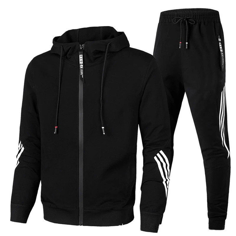 Two-Piece Tracksuit - Relaxed Cut & Soft Stretch Ease