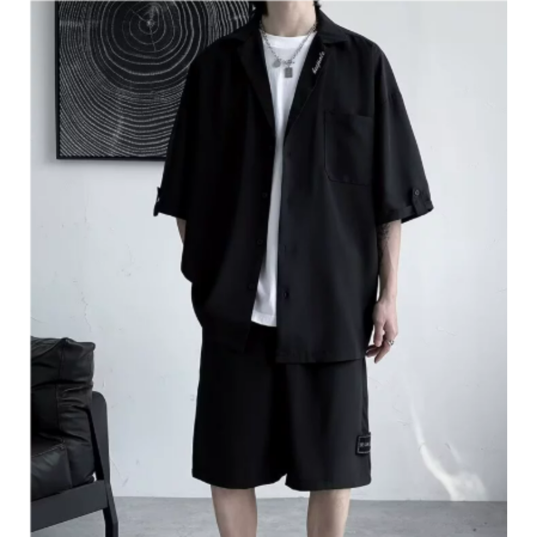 Men's Cotton Casual Summer Outfit Set