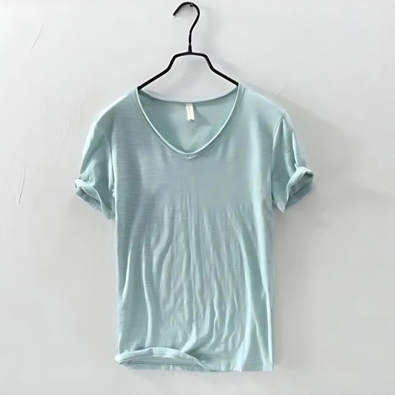 V Neck T-Shirt – Lightweight Blend & Breathable Fit
