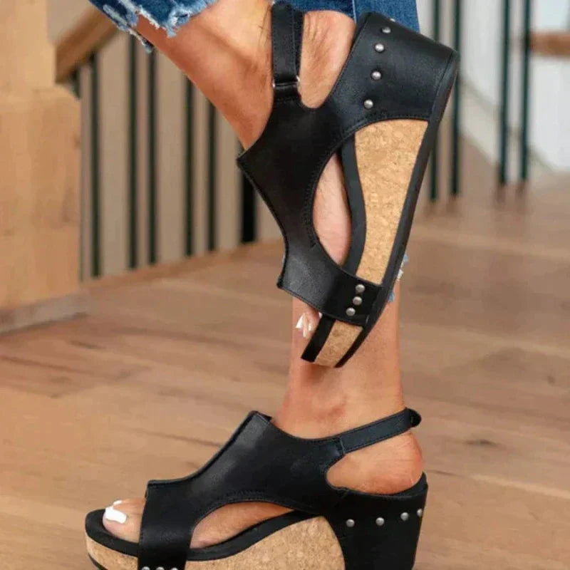 Women's Leather Comfort Shoe-1