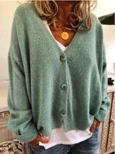 Vest - Knit Clean Shape With Button Front And Warm Blend
