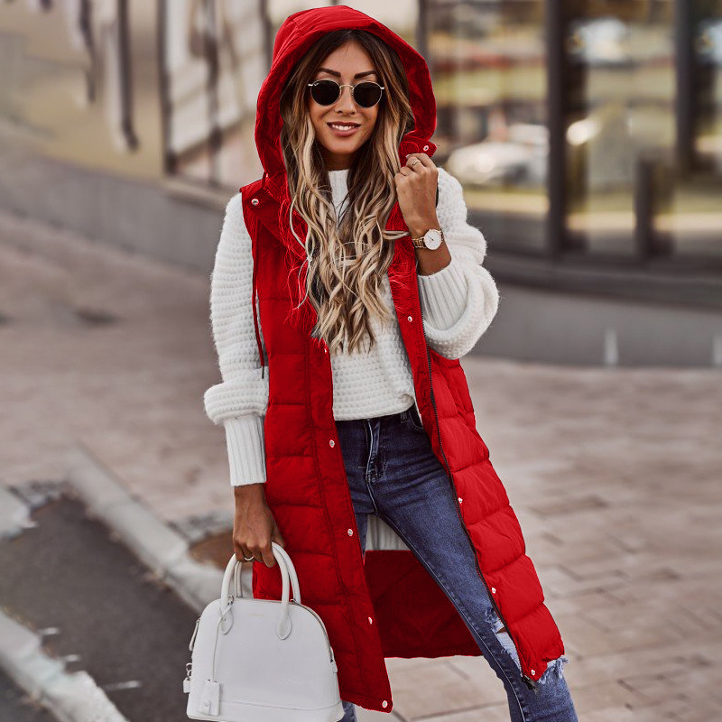 Vest – Polyester Blend Long Hood & Core Warmth Cover