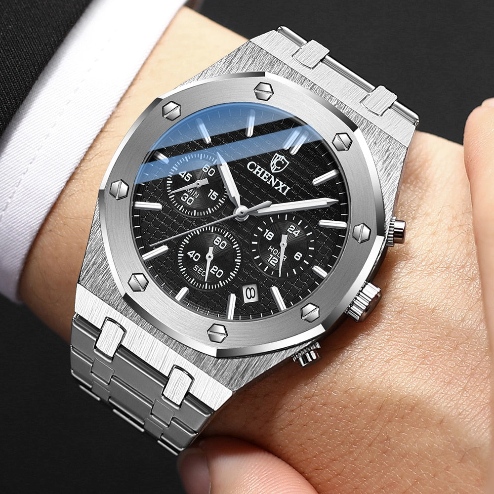 Watch – Refined Case With Clear Markers & Adjustable Fit