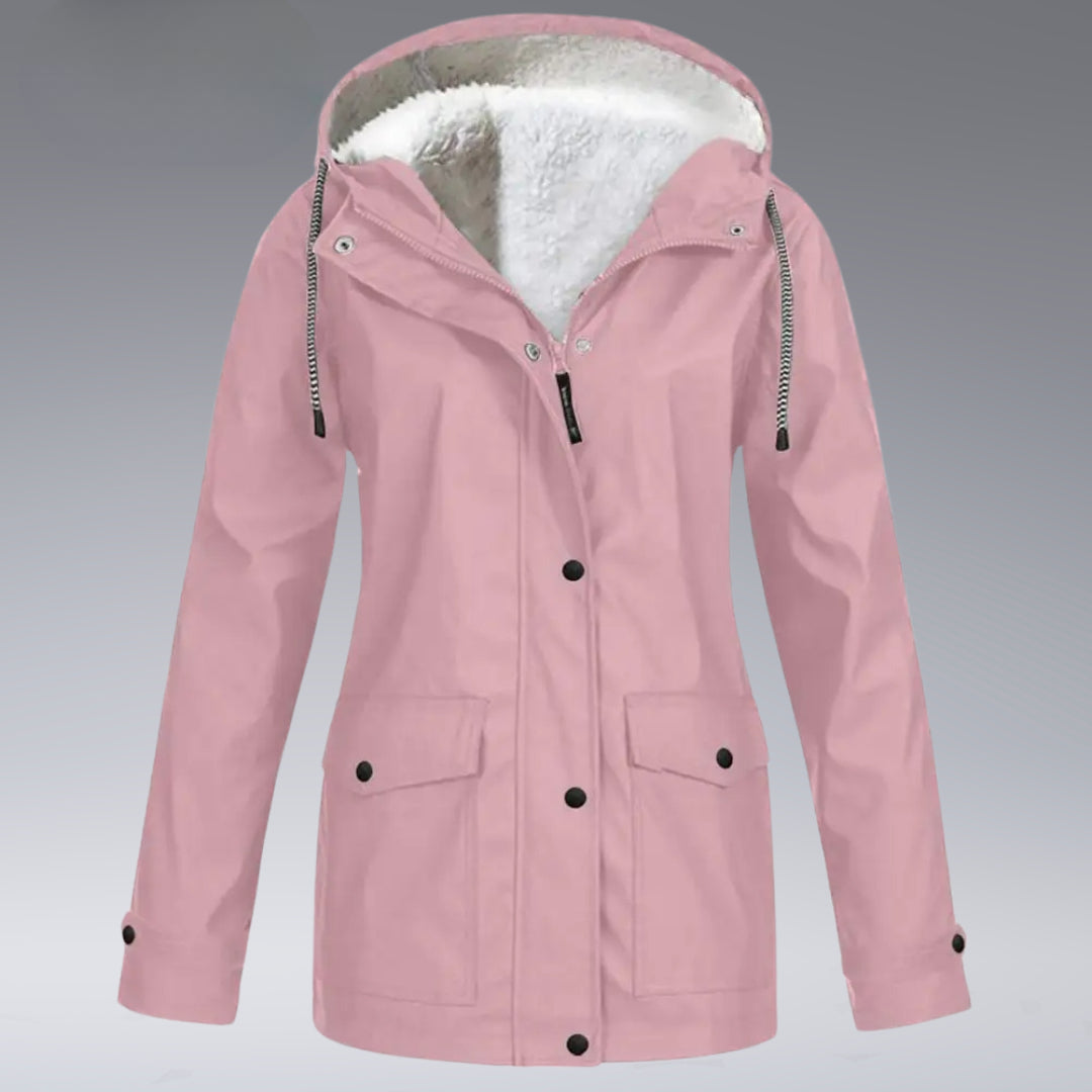 Waterproof Jacket – Polyester Blend And Windproof Shield