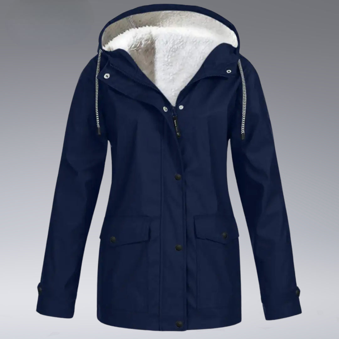 Waterproof Jacket – Polyester Blend And Windproof Shield