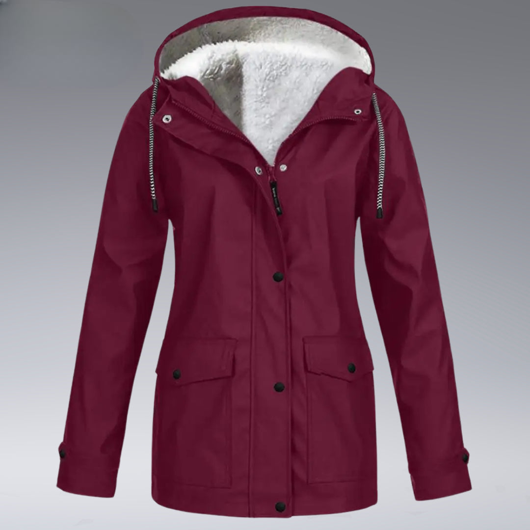 Waterproof Jacket – Polyester Blend And Windproof Shield