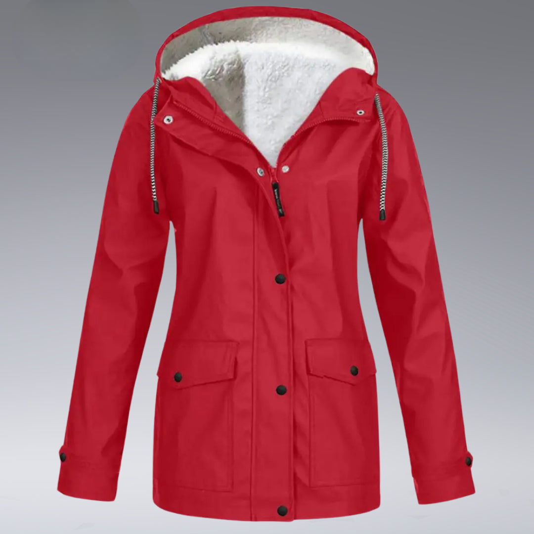 Waterproof Jacket – Polyester Blend And Windproof Shield