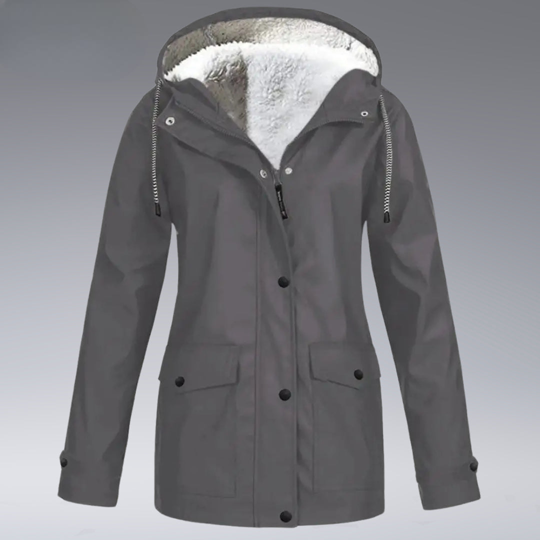 Waterproof Jacket – Polyester Blend And Windproof Shield