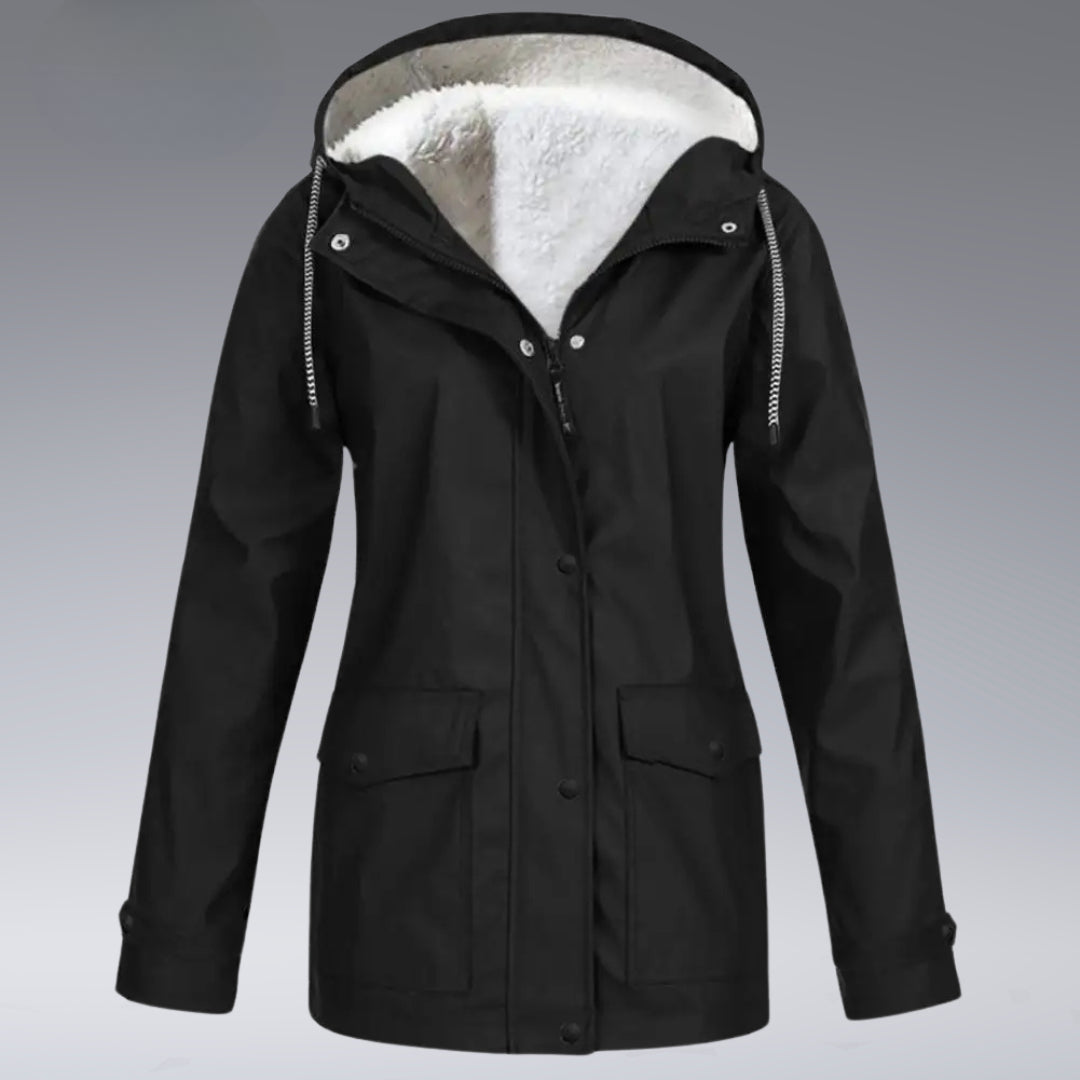 Waterproof Jacket – Polyester Blend And Windproof Shield
