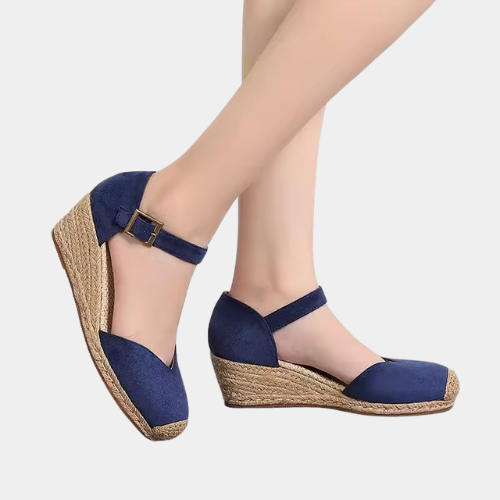 Wedge Sandals - Flexible Blend Upper And Stable Wedge