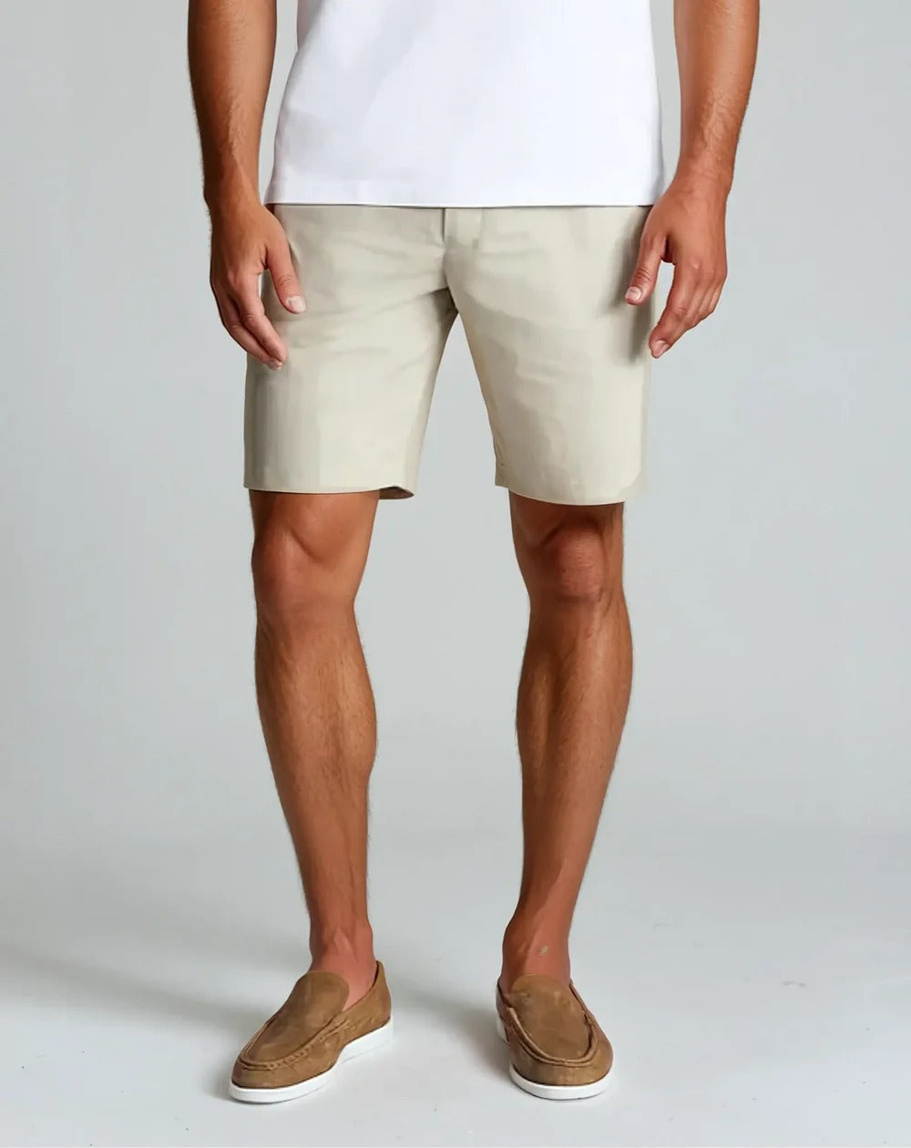 Variant image for Men's Linen Summer Shorts-13
