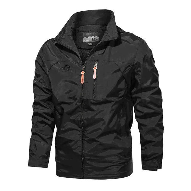 Wind Jacket – Polyester Blend Lightweight And Blocks Wind