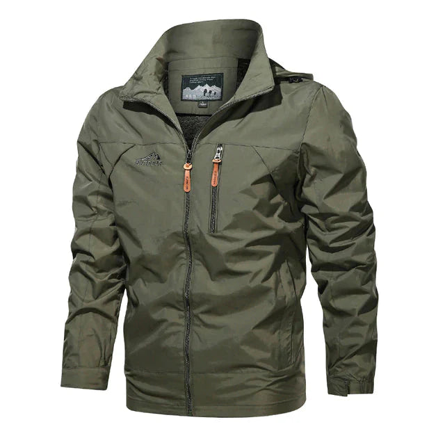 Wind Jacket – Polyester Blend Lightweight And Blocks Wind