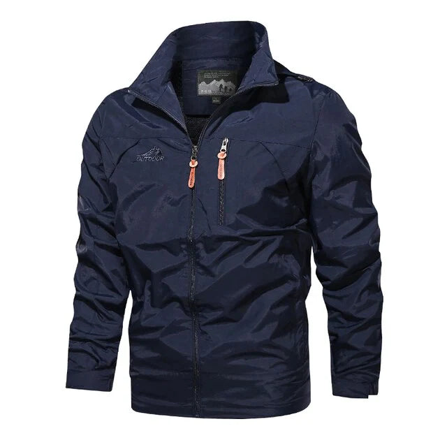 Wind Jacket – Polyester Blend Lightweight And Blocks Wind