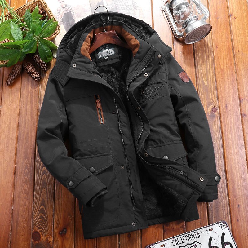 Windbreaker Jacket - Full Zip Front & Hooded Wind Block
