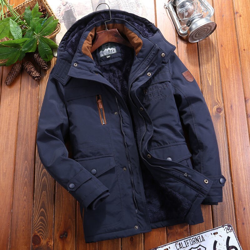 Windbreaker Jacket - Full Zip Front & Hooded Wind Block